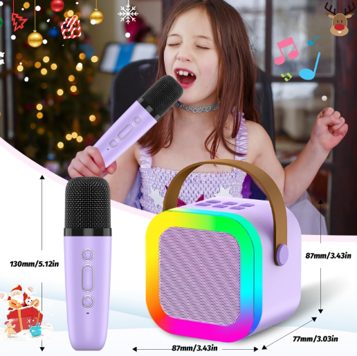 K12 Speaker High-end Bluetooth Audio Small Home KTV Karaoke Microphone Professional Children's Singing Bluetooth Speaker Column