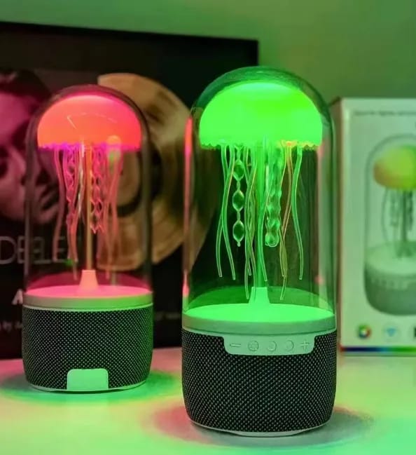 Jellyfish Bluetooth Speaker Subwoofer Creative Colorful Light Octopus Sound Mini Portable