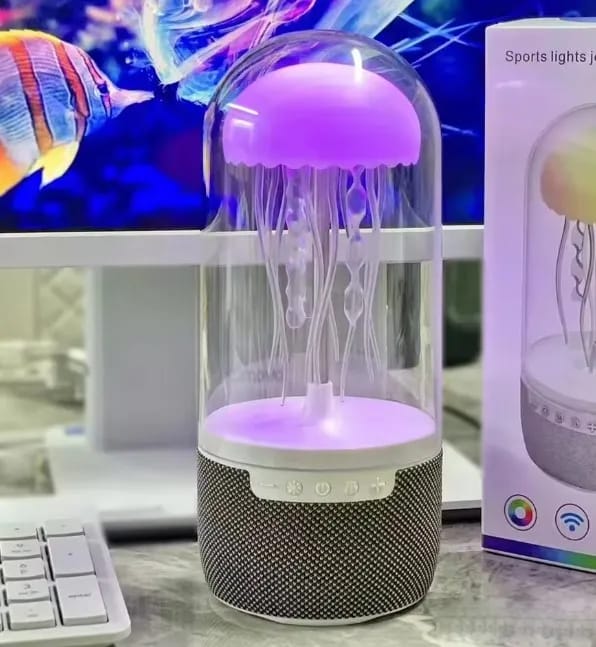 Jellyfish Bluetooth Speaker Subwoofer Creative Colorful Light Octopus Sound Mini Portable