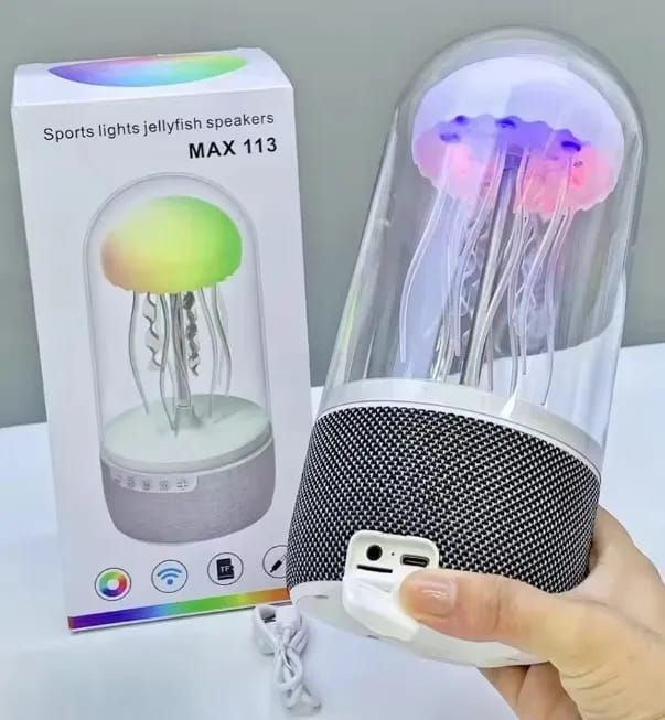 Jellyfish Bluetooth Speaker Subwoofer Creative Colorful Light Octopus Sound Mini Portable